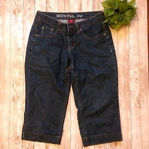 Merona women's 2R Fit4 Crop Capri jeans (J5)